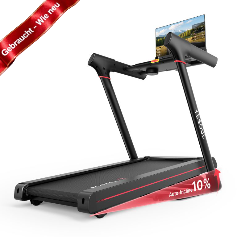 Gebraucht-Yesoul T3 Plus Laufband mit 10 % automatischer Steigung