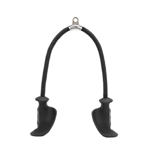 JASPORT ER2 Ergonomisches Trizeps-Seil (Schwarz)