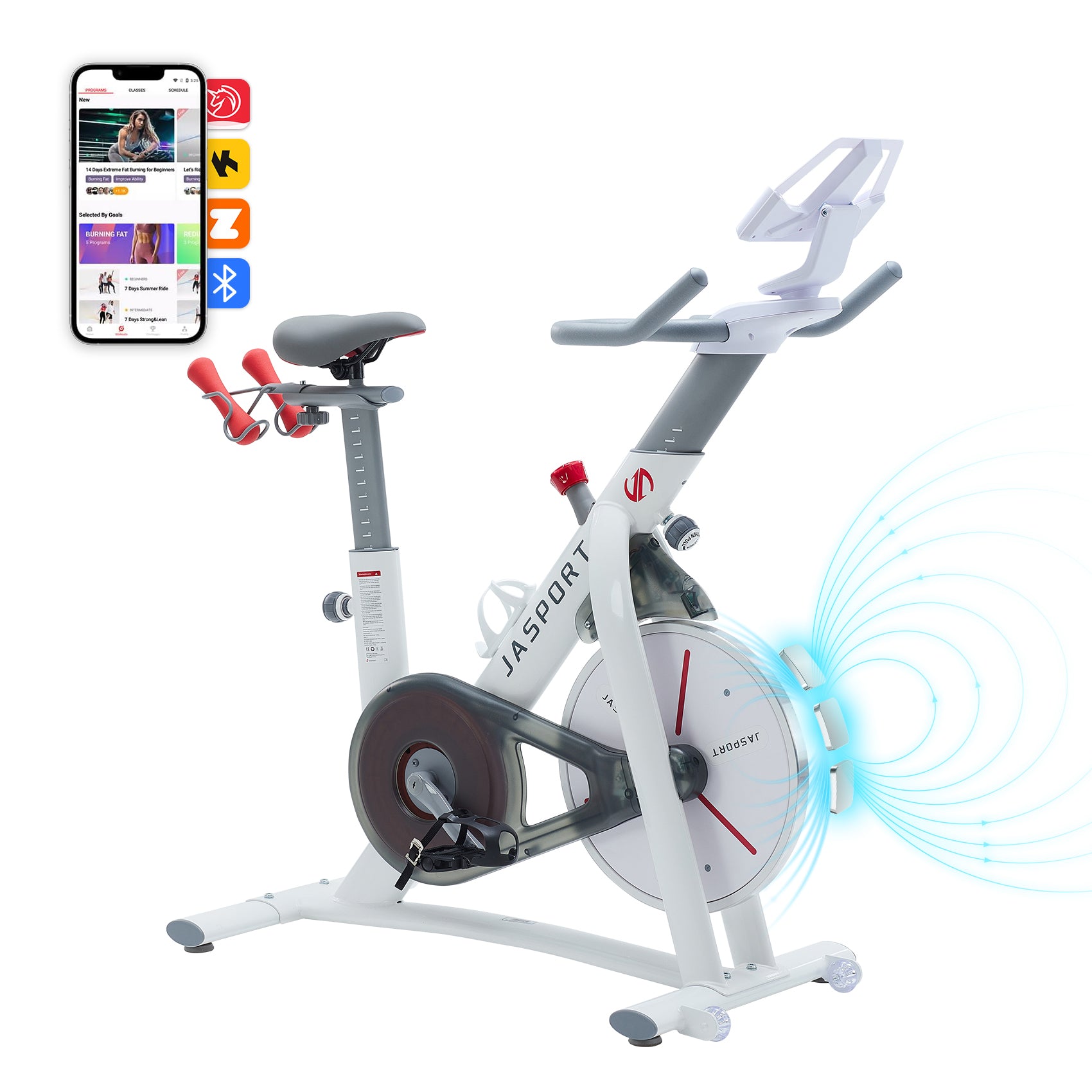 JASPORT S3 Smart Indoor Speedbike (Weiß)