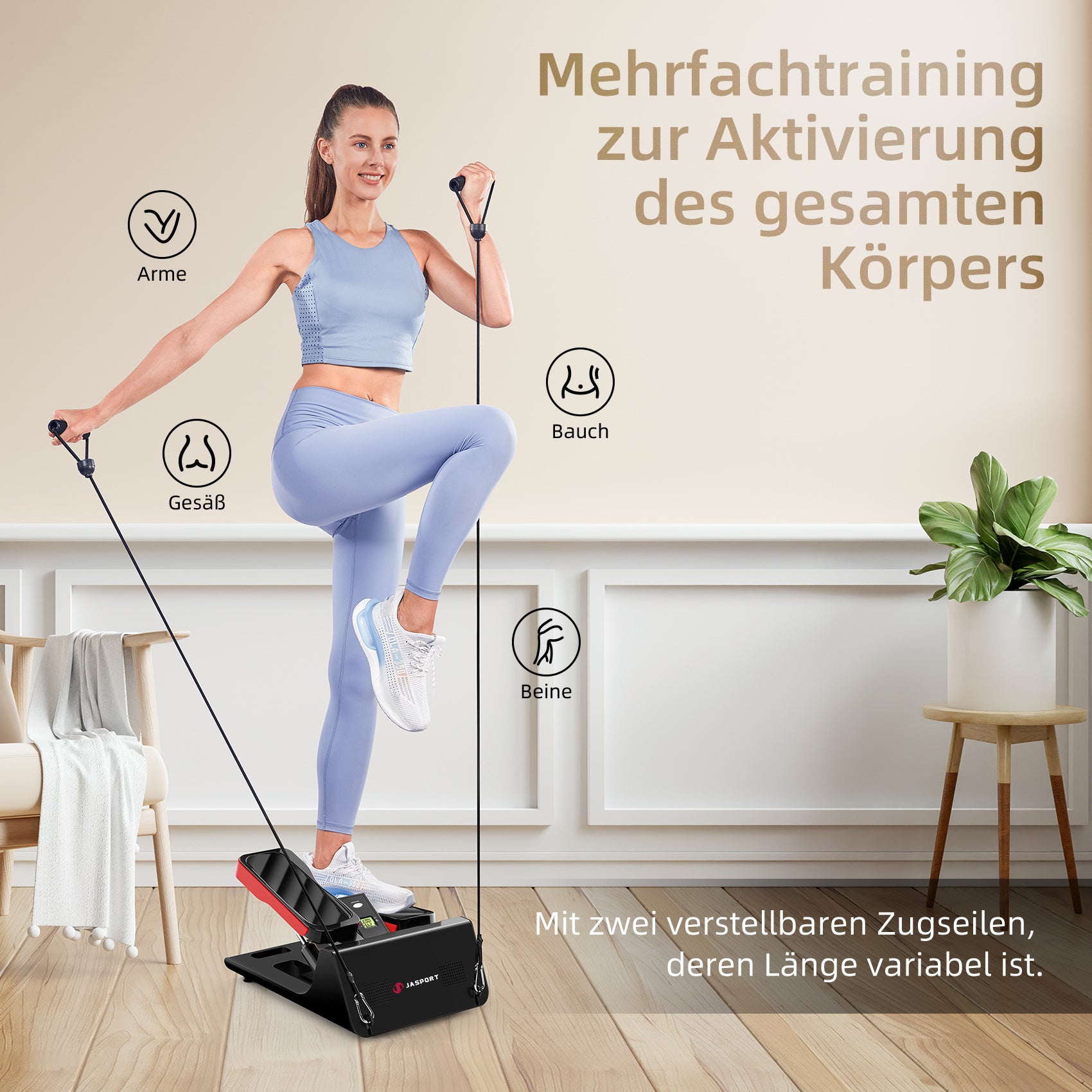 Gebraucht-JASPORT ST3 Mini Stepper für Zuhause