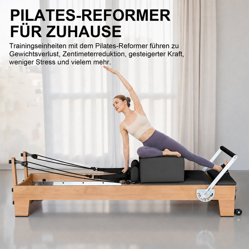 JASPORT P80 Pilates Reformer aus Buchenholz