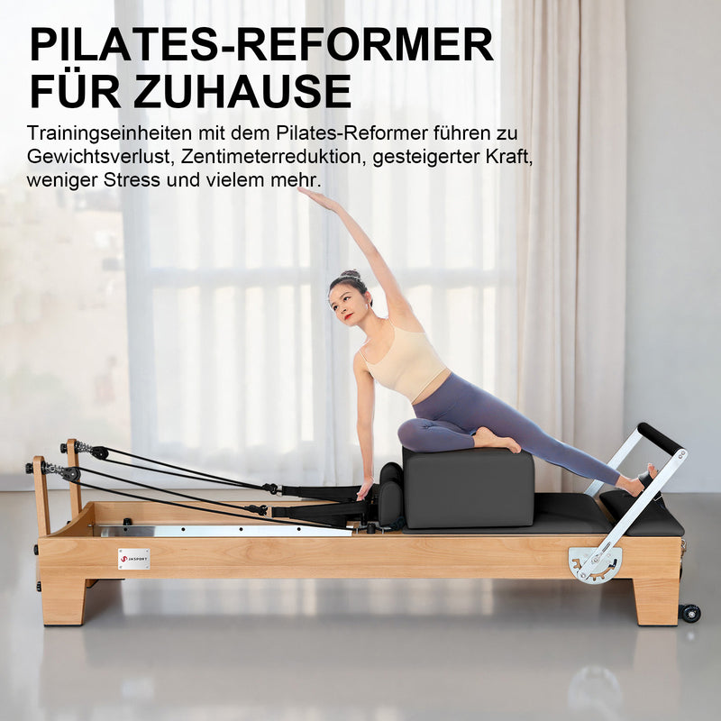 JASPORT P80 Pilates Reformer aus Buchenholz