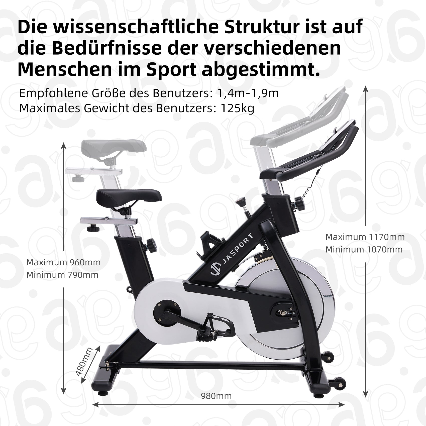 JASPORT S1 Speedbike (Schwarz)