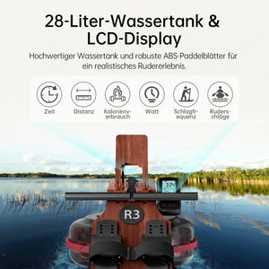 JASPORT R3 Klappbares Wasserrudergerät für Zuhause（Sapelli）