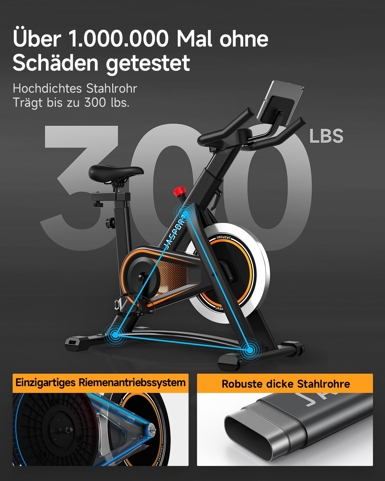 JASPORT A3 Smart Indoor Speedbike