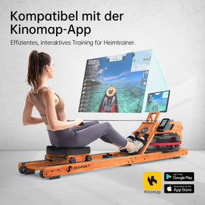 JASPORT R3 Klappbares Wasserrudergerät für Zuhause（Kirsch）