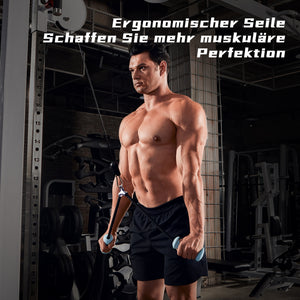 JASPORT ER2 Ergonomisches Trizeps-Seil (Blau)
