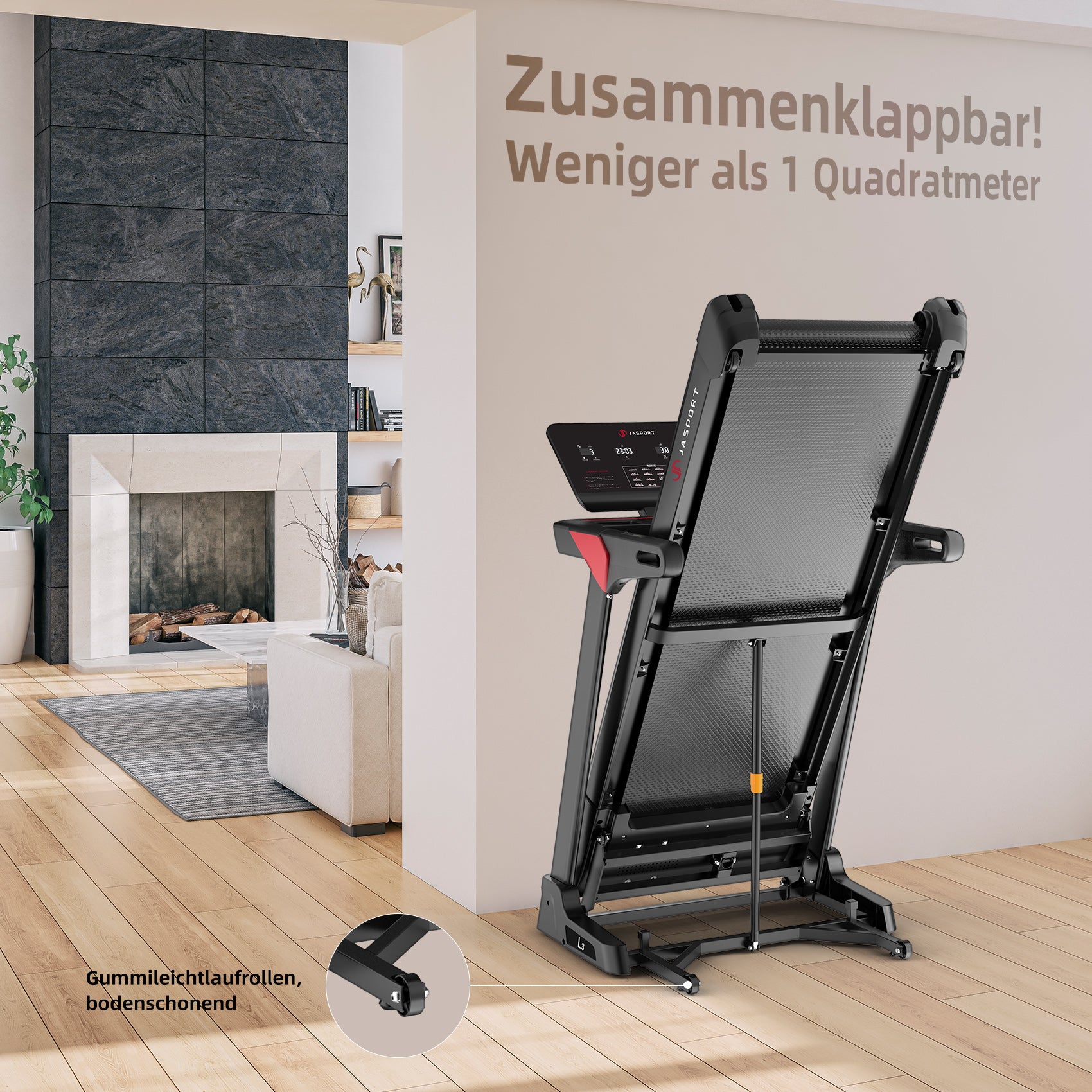 JASPORT L3 Laufband für Zuhause klappbar