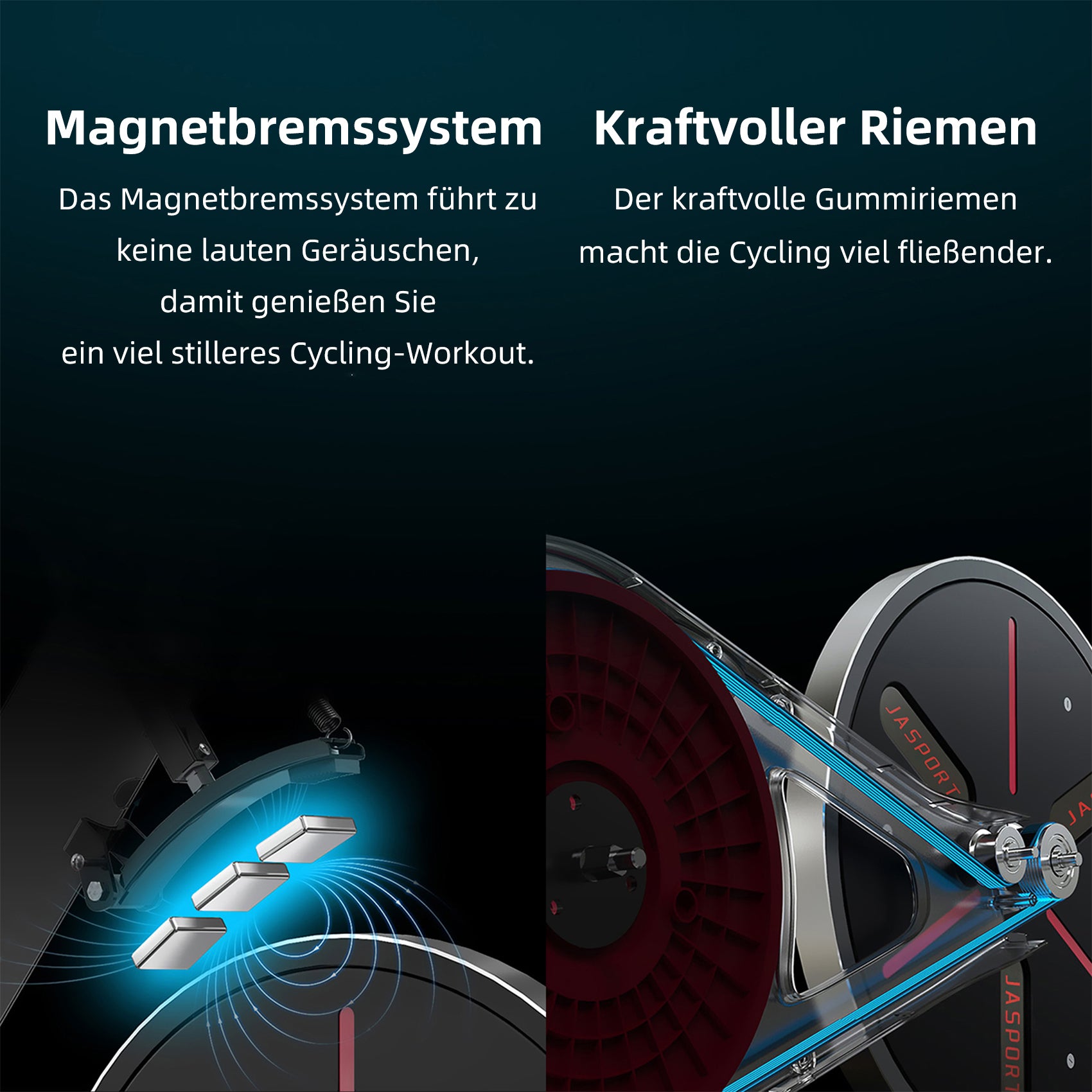JASPORT S3 Smart Indoor Speedbike (Schwarz)