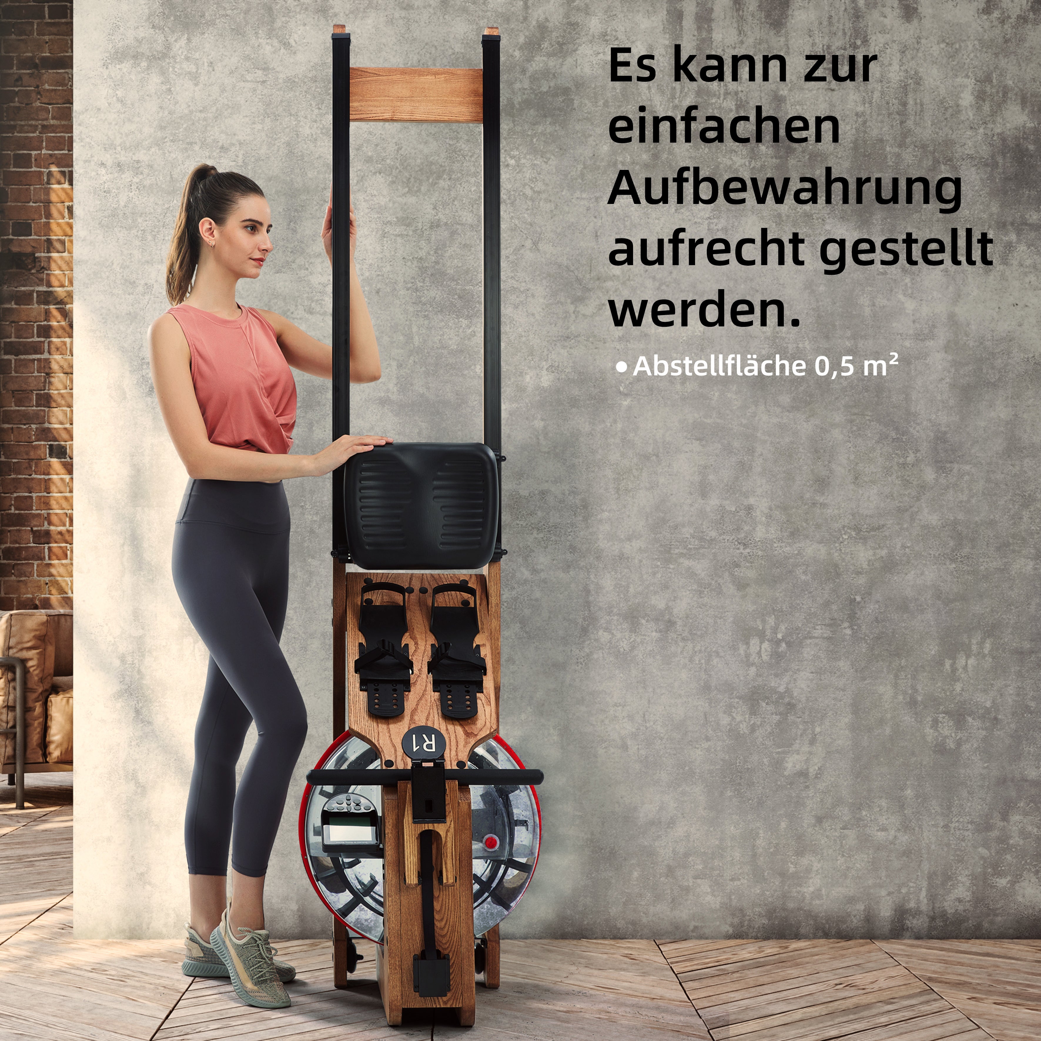 Gebraucht-JASPORT R1 Rudergerät wasser (Rotbraun)