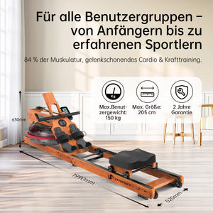 JASPORT R3 Klappbares Wasserrudergerät für Zuhause（Kirsch）