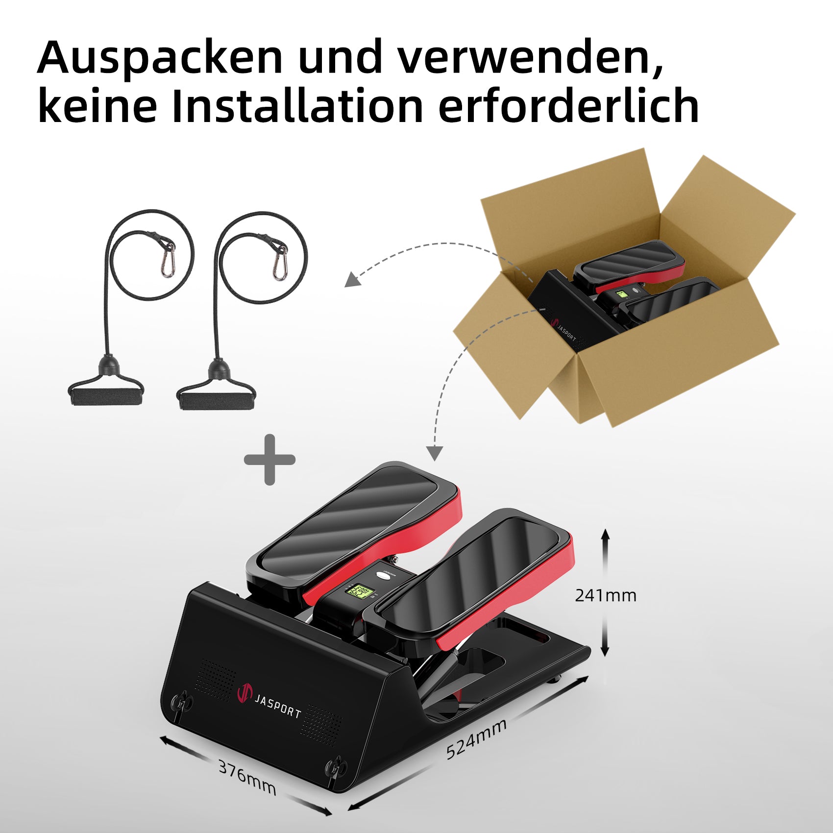 Gebraucht-JASPORT ST3 Mini Stepper für Zuhause