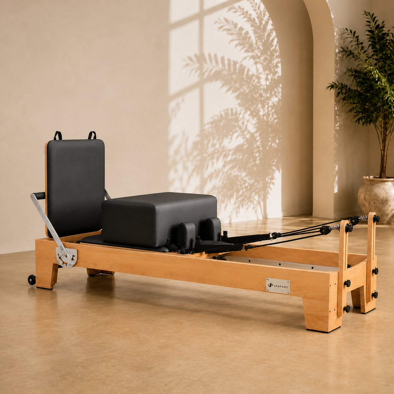 JASPORT P80 Pilates Reformer aus Buchenholz