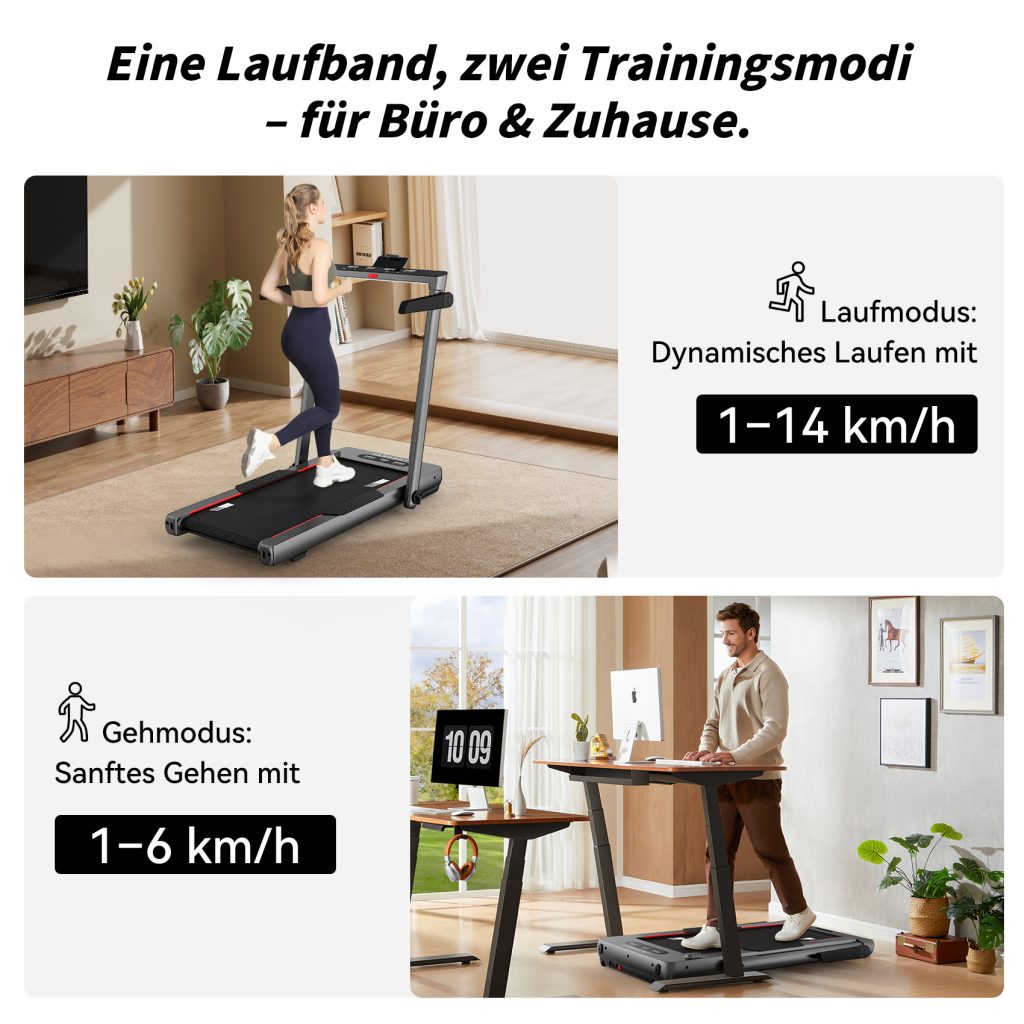Gebraucht-JASPORT GL3 2-in-1 Laufband für Zuhause