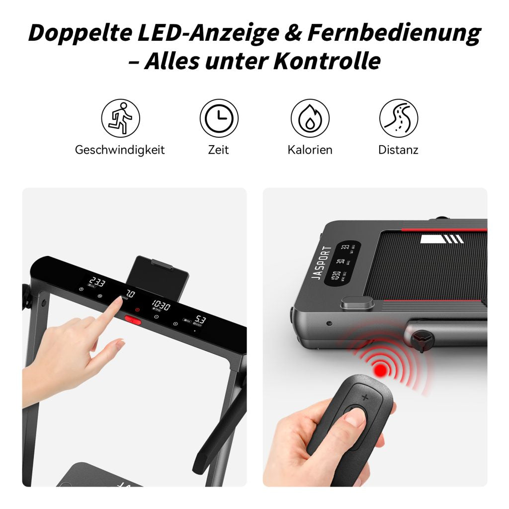 Gebraucht-JASPORT GL3 2-in-1 Laufband für Zuhause