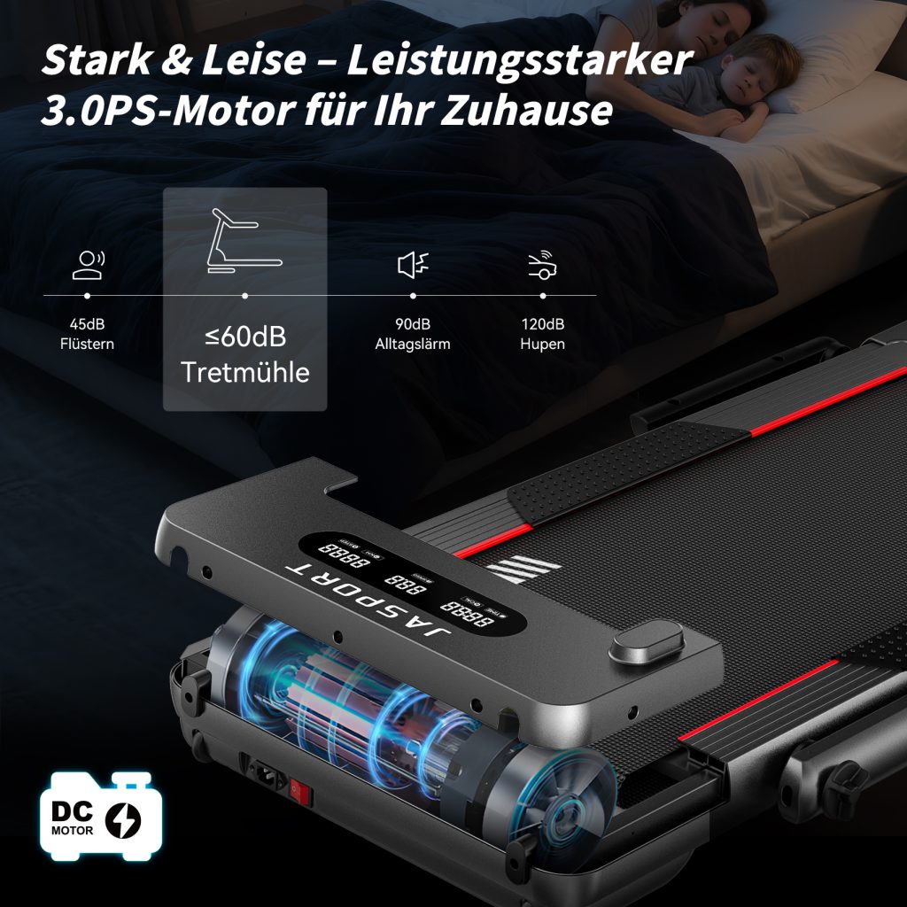 Gebraucht-JASPORT GL3 2-in-1 Laufband für Zuhause