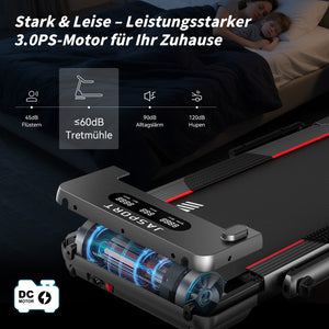 Gebraucht-JASPORT GL3 2-in-1 Laufband für Zuhause