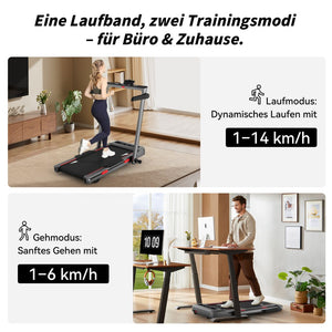 Gebraucht-JASPORT GL3H 2-in-1 Laufband für Zuhause