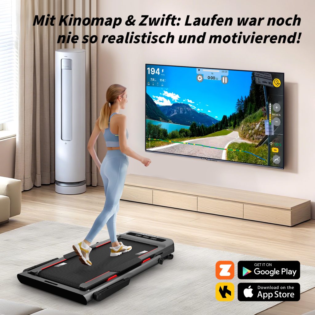 Gebraucht-JASPORT GL3H 2-in-1 Laufband für Zuhause