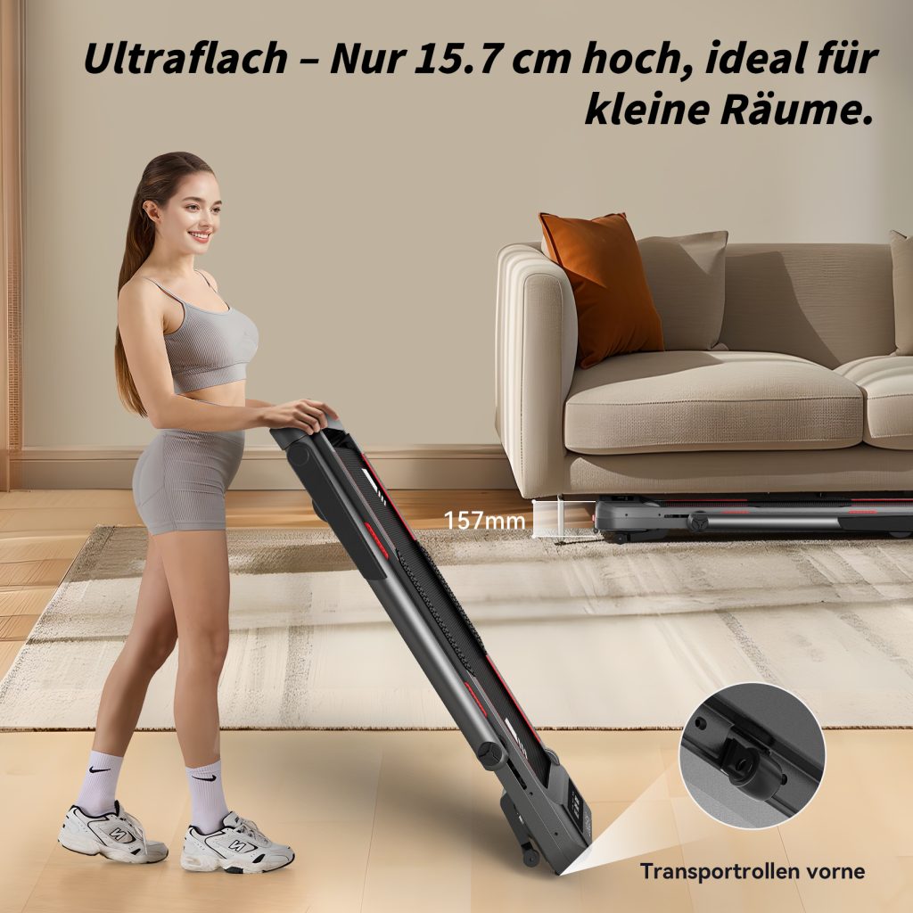 Gebraucht-JASPORT GL3H 2-in-1 Laufband für Zuhause