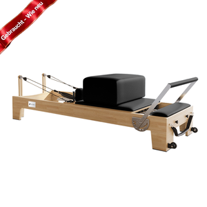 Gebraucht-JASPORT H60 Pilates Reformer aus Gummibaumholz