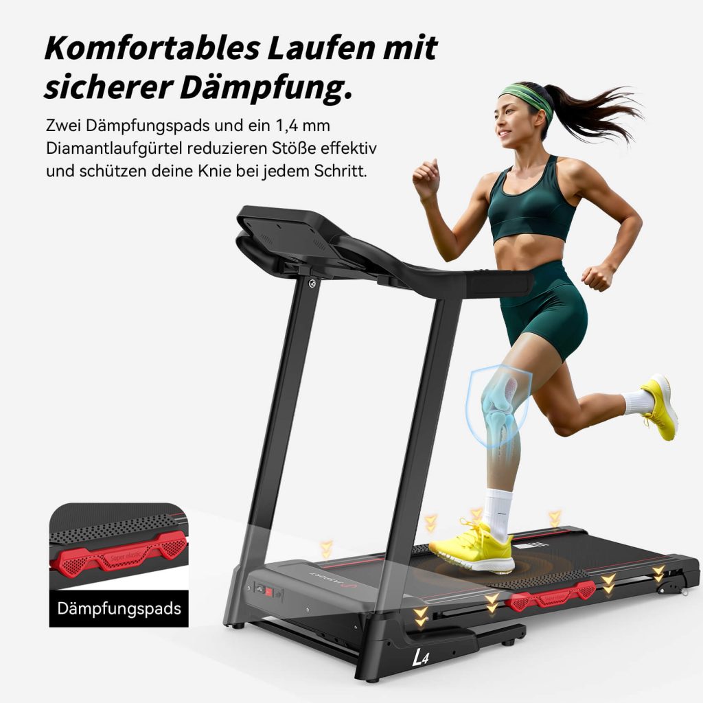 JASPORT L4 Laufband für Zuhause klappbar