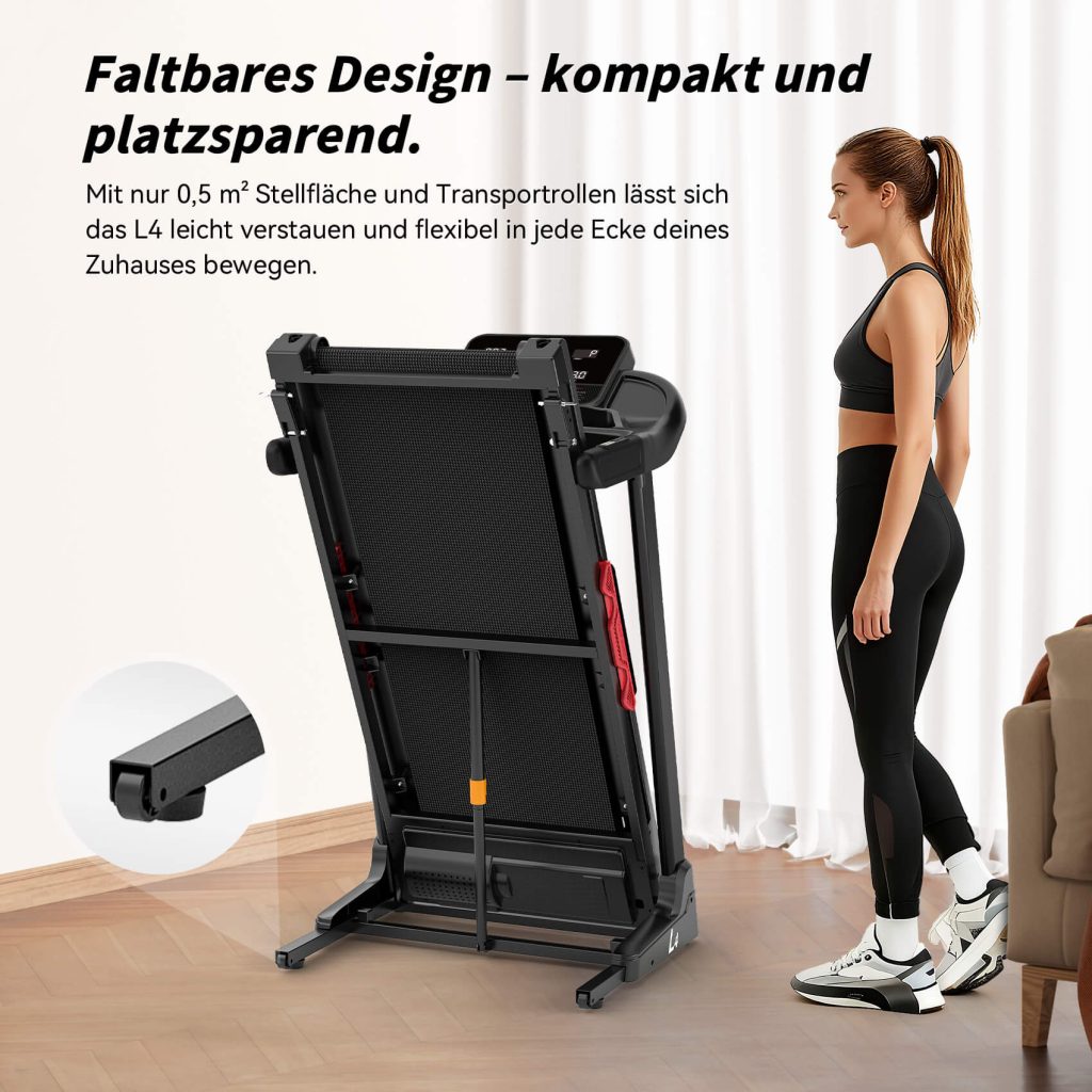 JASPORT L4 Laufband für Zuhause klappbar