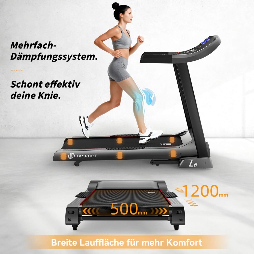 JASPORT L6 Laufband für Zuhause klappbar