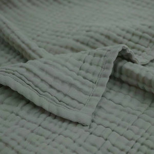JASLIFE Musselin-Sommerdecke aus 100 % Baumwolle