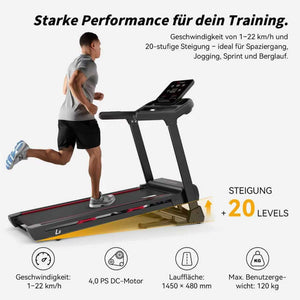JASPORT L8 Laufband für Zuhause klappbar