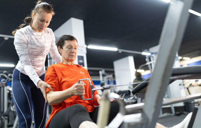 Biomechanik des Rudergeräts zur Unterstützung bei muskulären Dysbalancen